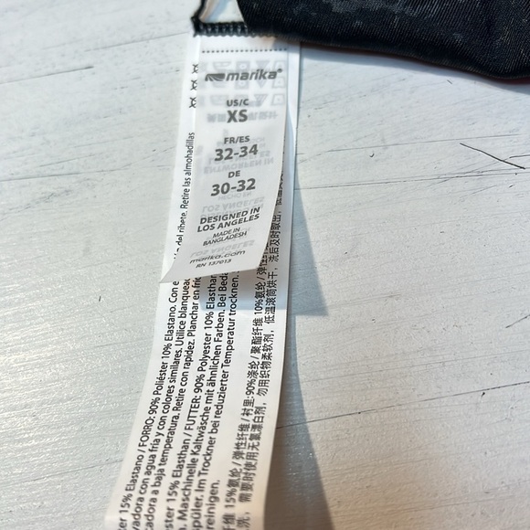 MARIKA Lucie Sports Bra, Supportive, Scoop-Neck, Metallic, Size XS - Picture 7 of 8